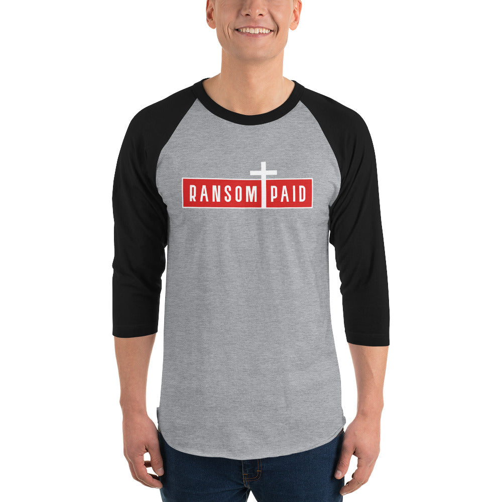 Ransom Paid 3/4 sleeve raglan shirt-Raglan T-shirt-PureDesignTees