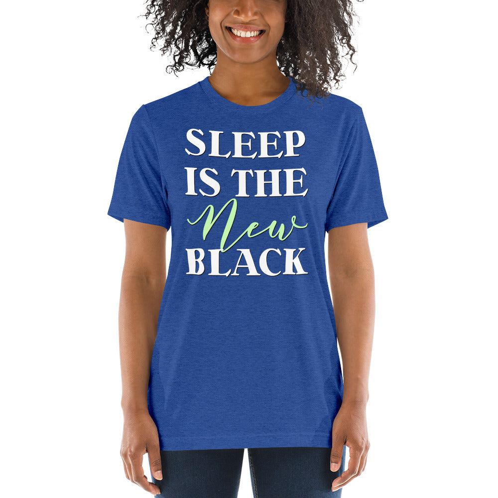 Sleep is the New Black Short sleeve t-shirt-T-shirt-PureDesignTees