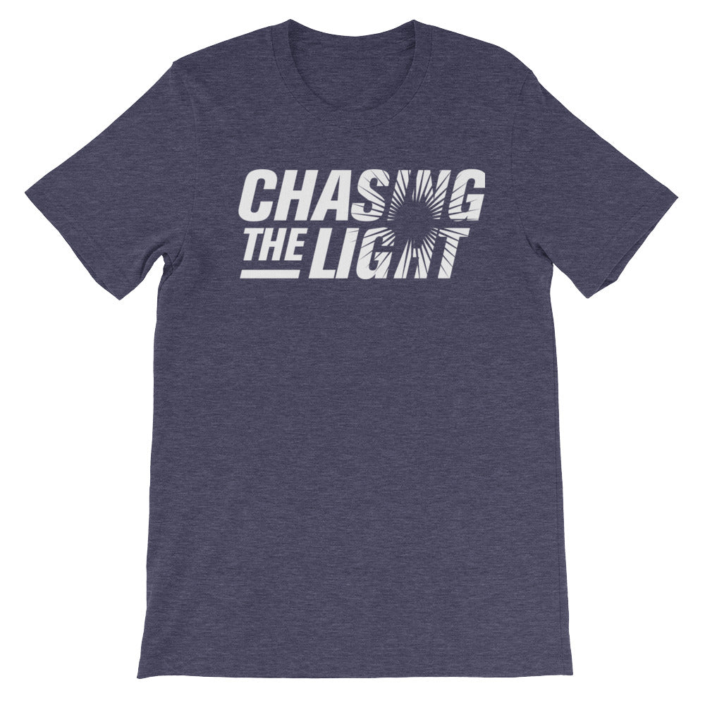 Chasing the Light Unisex short sleeve t-shirt-T-Shirt-PureDesignTees