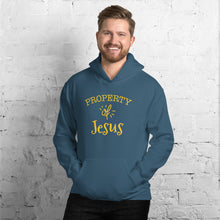 Load image into Gallery viewer, Property of Jesus Hooded Sweatshirt-Hoodie-PureDesignTees