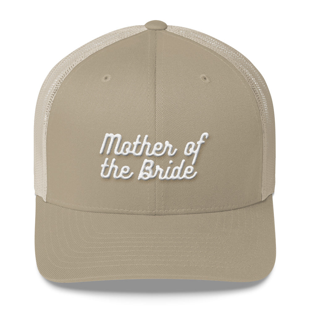 Mother of the Bride Trucker Cap-Hat-PureDesignTees
