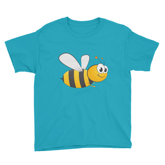 Honey Bee Youth Short Sleeve T-Shirt-t-shirt-PureDesignTees