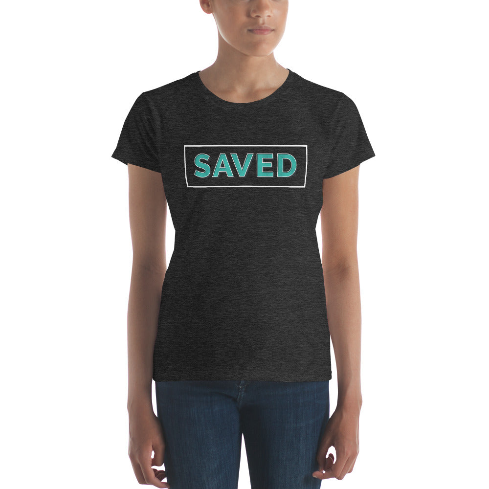 Saved Women's short sleeve t-shirt-t-shirt-PureDesignTees