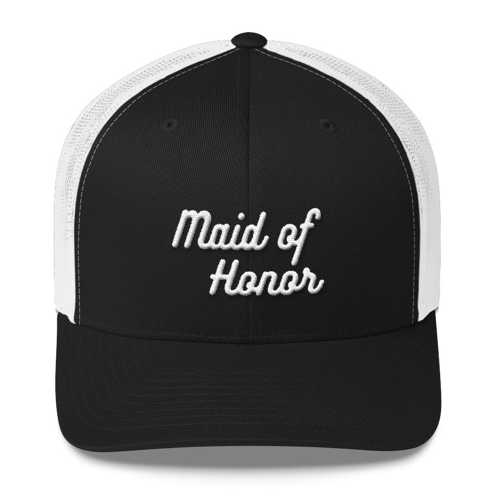 Maid of Honor Trucker Cap-Hat-PureDesignTees