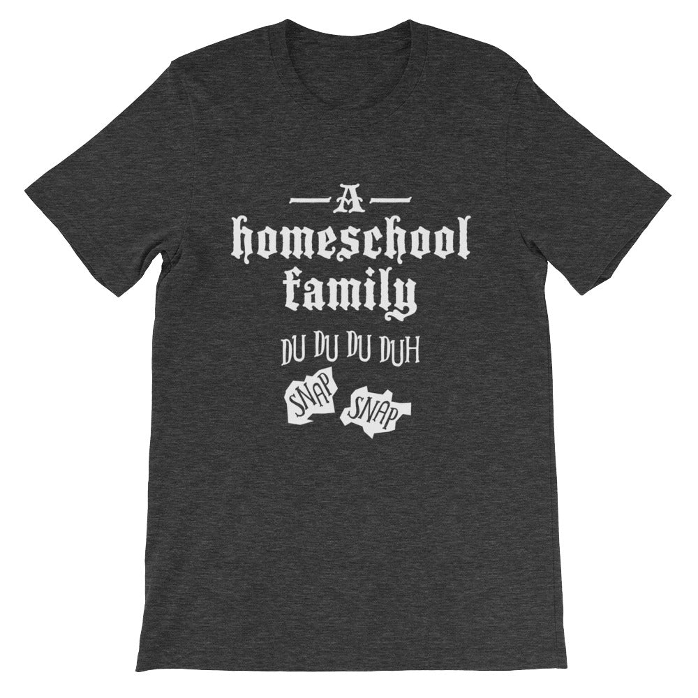 A Homeschool Family t-shirt, funny homeschool tshirt, shirt for homeschool dad, gift for homeschool mom-T-Shirt-PureDesignTees