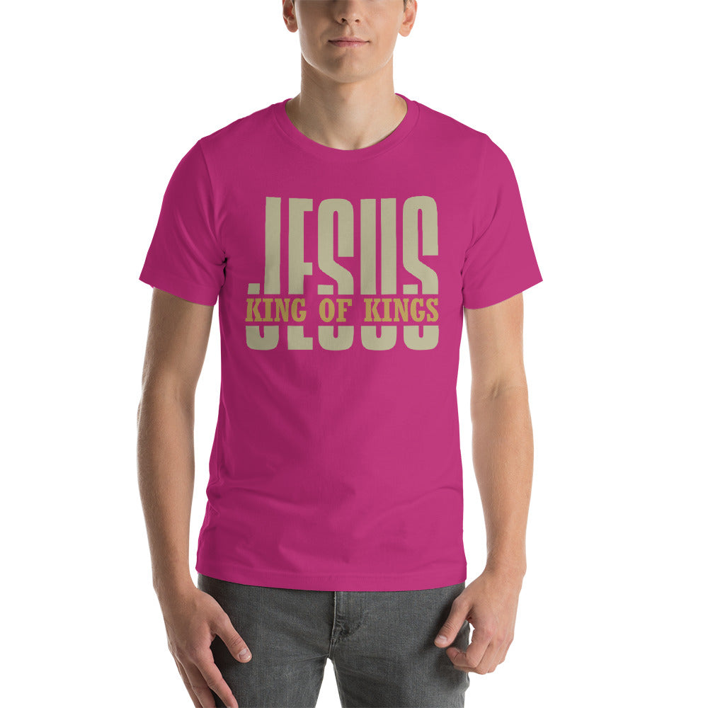 Jesus King of Kings Short-Sleeve Unisex T-Shirt-t-shirt-PureDesignTees