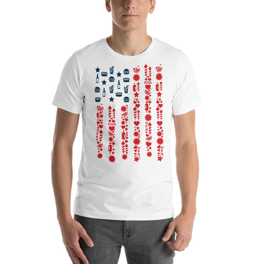 Fourth of July Short-Sleeve Unisex T-Shirt-T-Shirt-PureDesignTees
