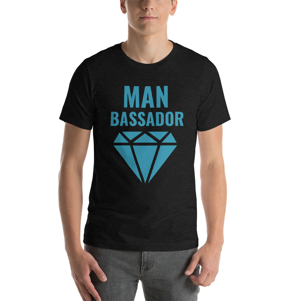 Manbassador Diamond Short-Sleeve Unisex T-Shirt-T-shirt-PureDesignTees