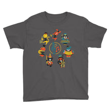 Load image into Gallery viewer, Musical Animals Youth Short Sleeve T-Shirt-t-shirt-PureDesignTees