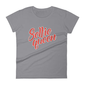Selfie Queen Women's short sleeve t-shirt-T-Shirt-PureDesignTees