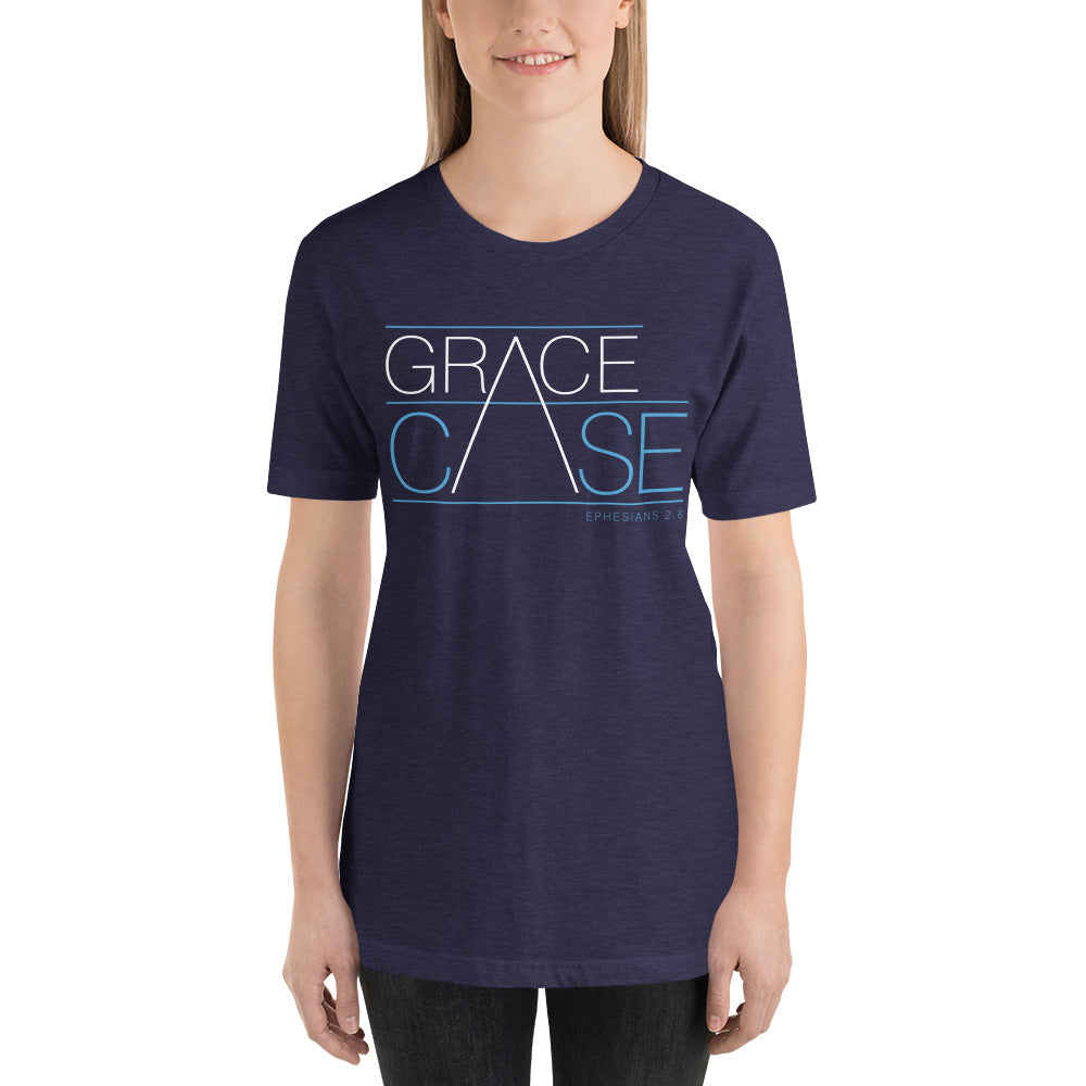 Grace Case Ephesians 2:8 Short-Sleeve Unisex T-Shirt-T-Shirt-PureDesignTees