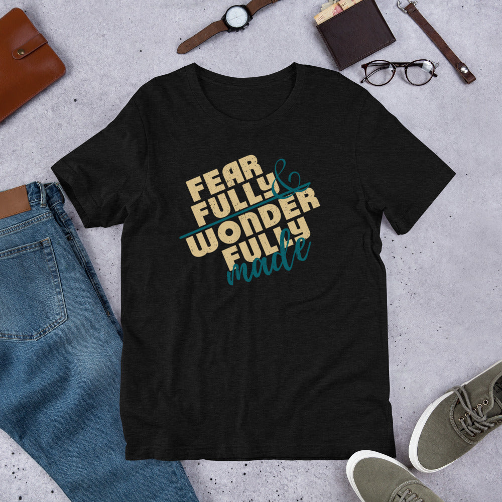 Fearfully & Wonderfully Made Short-Sleeve Unisex T-Shirt-t-shirt-PureDesignTees