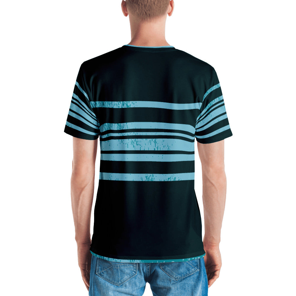 Striped Men's T-shirt-T-Shirt-PureDesignTees