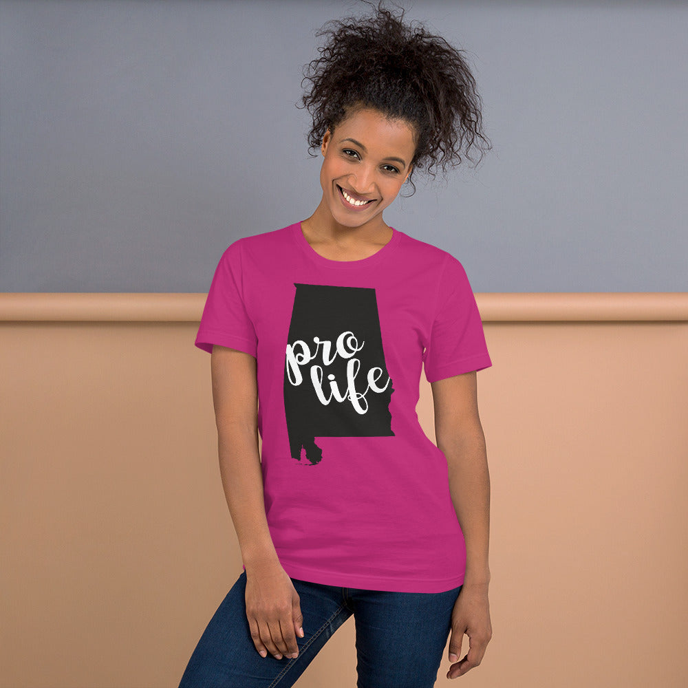 Pro-Life Alabama Short-Sleeve Unisex T-Shirt-t-shirt-PureDesignTees