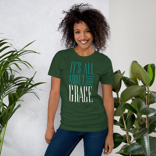 It's All About That Grace Short-Sleeve Unisex T-Shirt-t-shirt-PureDesignTees