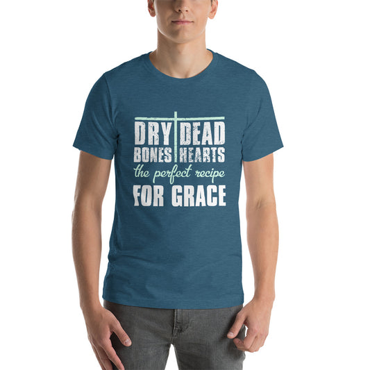 Dry Bones Dead Hearts the Perfect Recipe For Grace Short-Sleeve Unisex T-Shirt-t-shirt-PureDesignTees