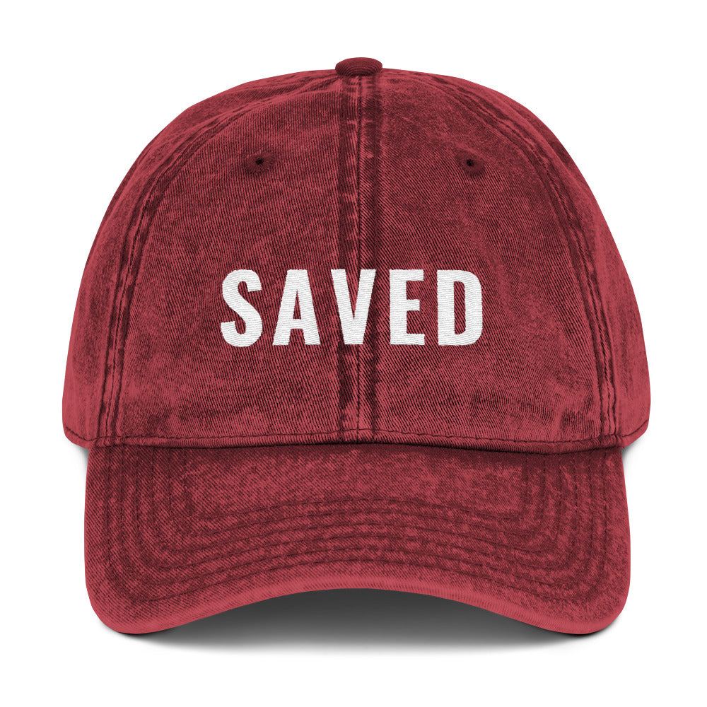 Saved Vintage Cotton Twill Cap-cap-PureDesignTees