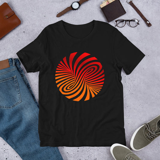 Vortex Optical Illusion Short-Sleeve Unisex T-Shirt-T-Shirt-PureDesignTees