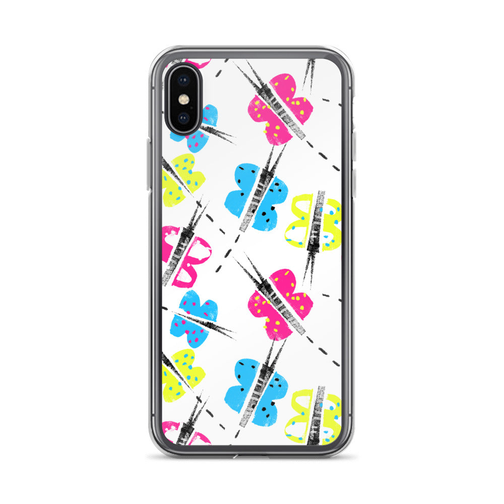 Fun Butterfly iPhone Case-phone case-PureDesignTees