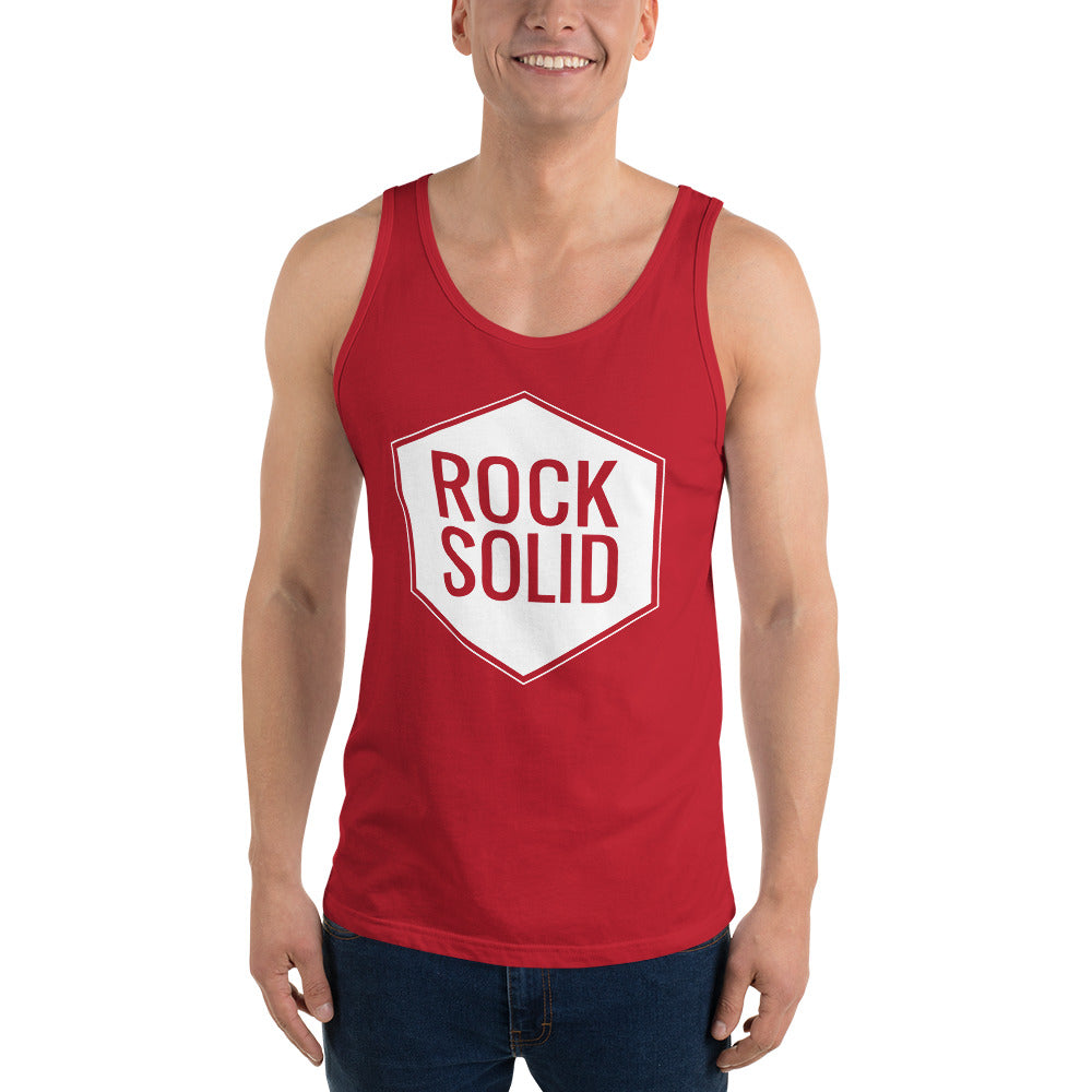 Rock Solid Unisex Tank Top-Tank Top-PureDesignTees