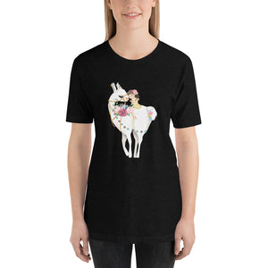 Lovely Llama Short-Sleeve Unisex T-Shirt-PureDesignTees