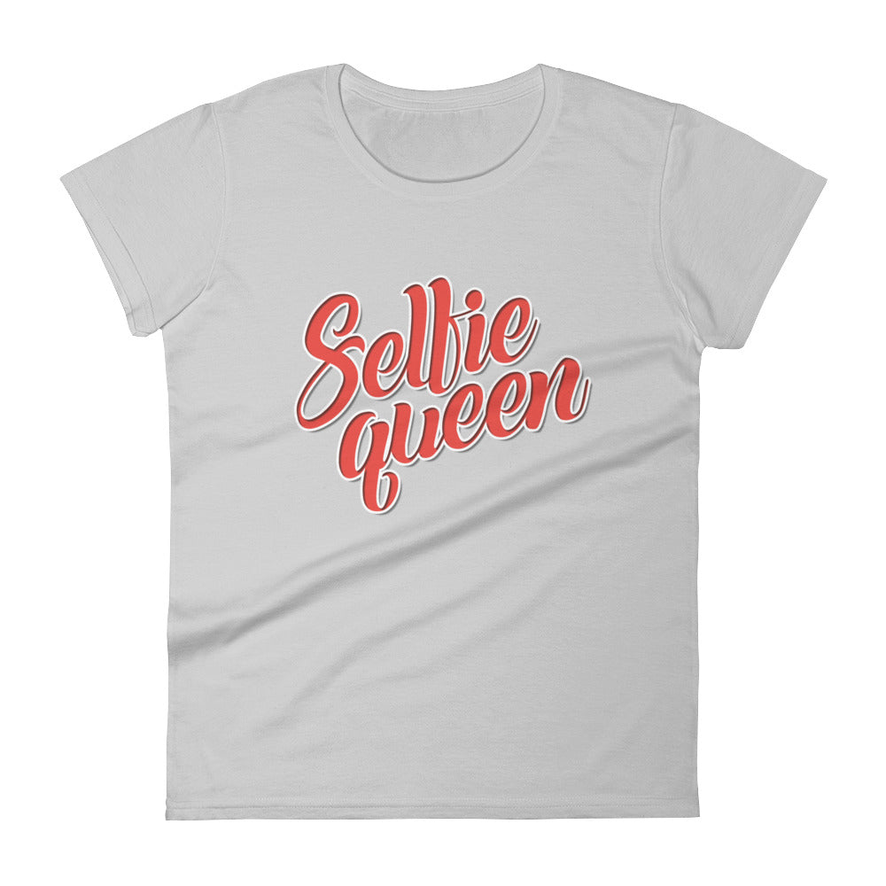 Selfie Queen Women's short sleeve t-shirt-T-Shirt-PureDesignTees