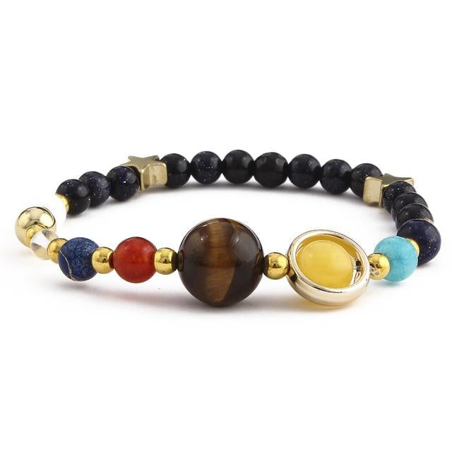 Solar System Beads Bangles & Bracelets Fashion Jewelry-Bracelet-PureDesignTees