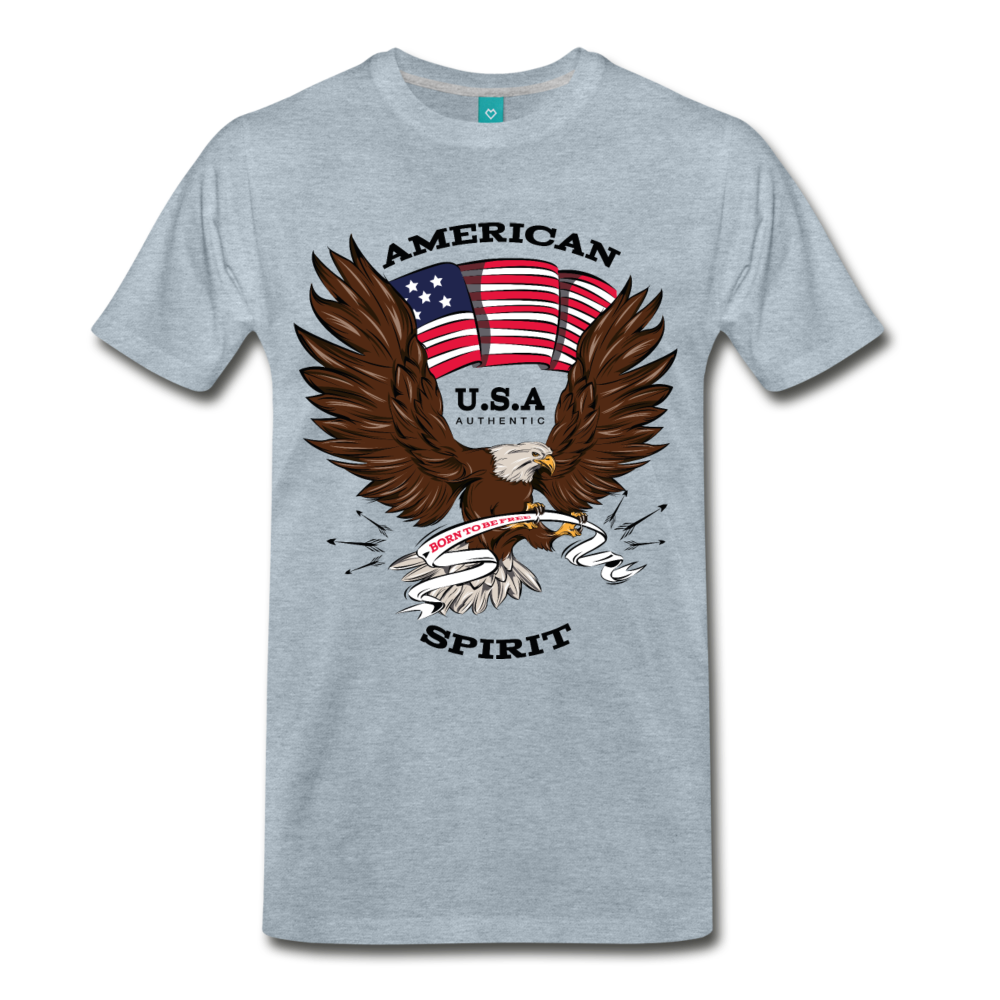 American Spirit Men's Premium T-Shirt-Men's Premium T-Shirt-PureDesignTees