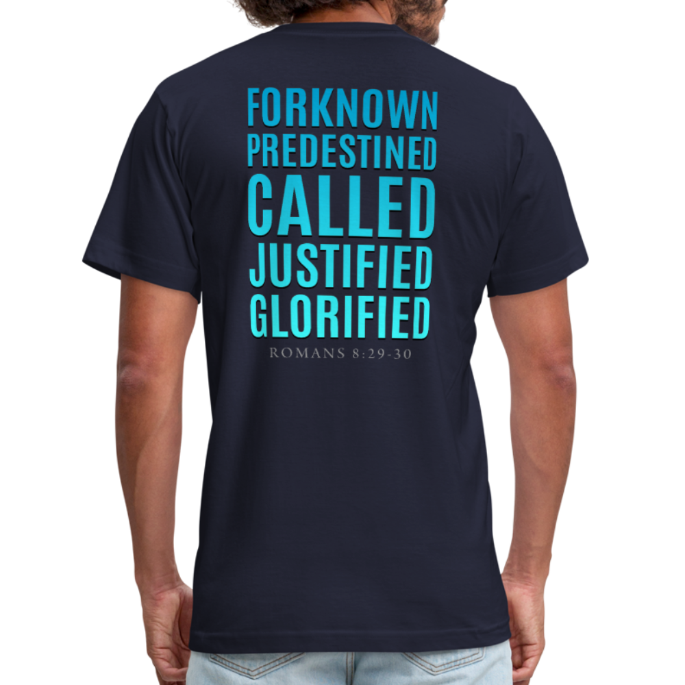 Romans 8:29-30 Unisex Jersey T-Shirt by Bella + Canvas-Unisex Jersey T-Shirt by Bella + Canvas-PureDesignTees