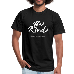 Be Kind (even on twitter) Unisex Jersey T-Shirt-Unisex Jersey T-Shirt by Bella + Canvas-PureDesignTees