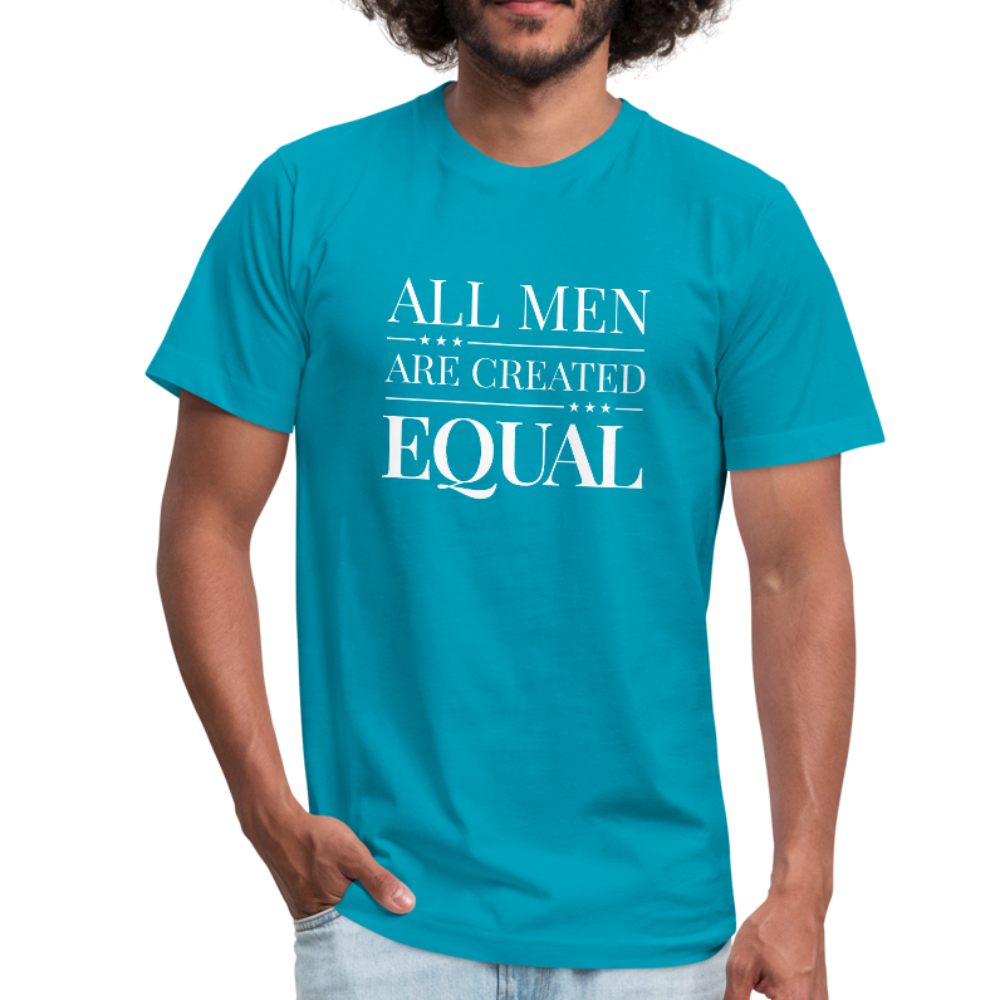 All Men are Created Equal Unisex Jersey T-Shirt-Unisex Jersey T-Shirt by Bella + Canvas-PureDesignTees