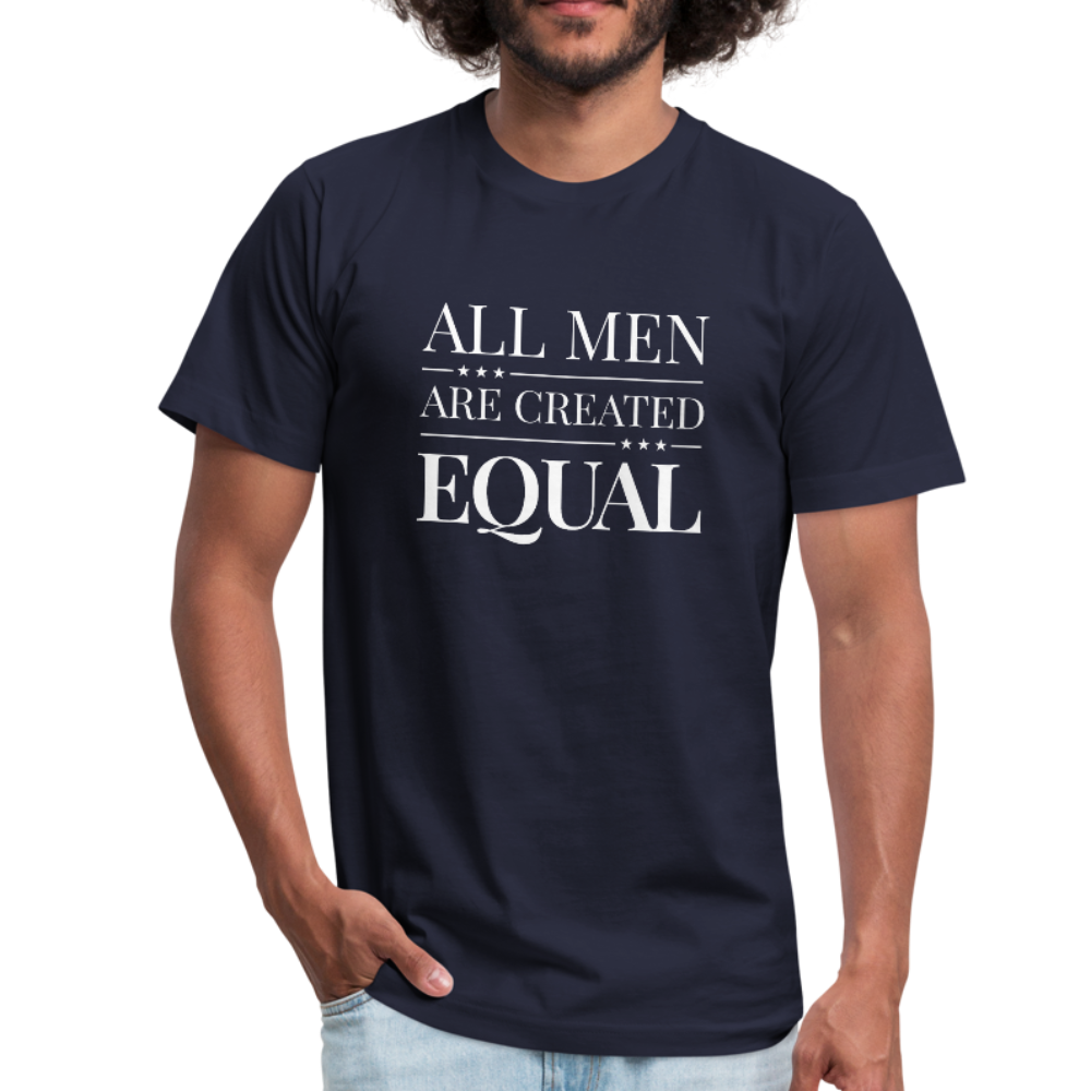 All Men are Created Equal Unisex Jersey T-Shirt-Unisex Jersey T-Shirt by Bella + Canvas-PureDesignTees