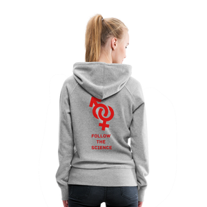 Follow the Science Male and Female Women's Premium Hoodie-Women’s Premium Hoodie | Spreadshirt 444-PureDesignTees