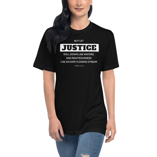 Let Justice Roll Down Unisex Crew Neck Tee-Ladies T-Shirt-PureDesignTees