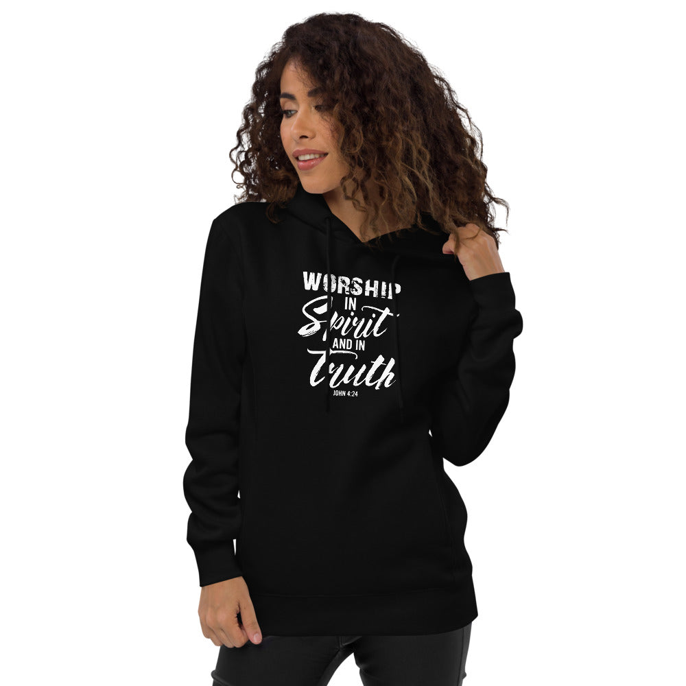Worship in Spirit and Truth Unisex fashion hoodie-Fashion Hoodie-PureDesignTees
