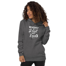Load image into Gallery viewer, Worship in Spirit and Truth Unisex fashion hoodie-Fashion Hoodie-PureDesignTees