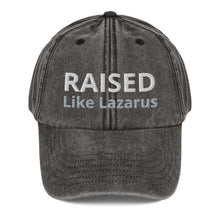 Load image into Gallery viewer, Raised Like Lazarus Vintage Hat-Vintage Hat-PureDesignTees