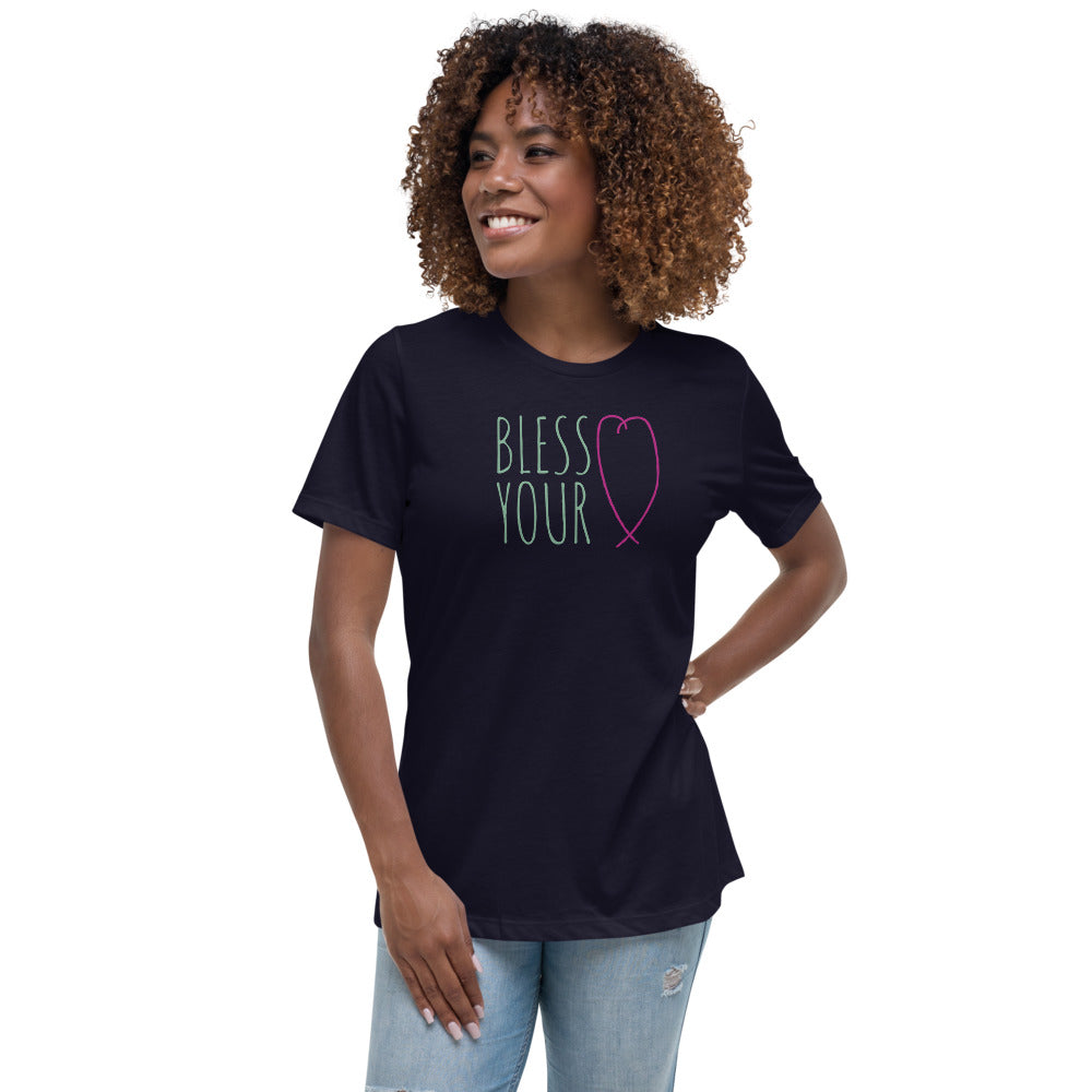 Bless Your Heart Women's Relaxed T-Shirt-T-Shirt-PureDesignTees